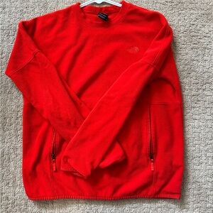 North face crew neck fleece